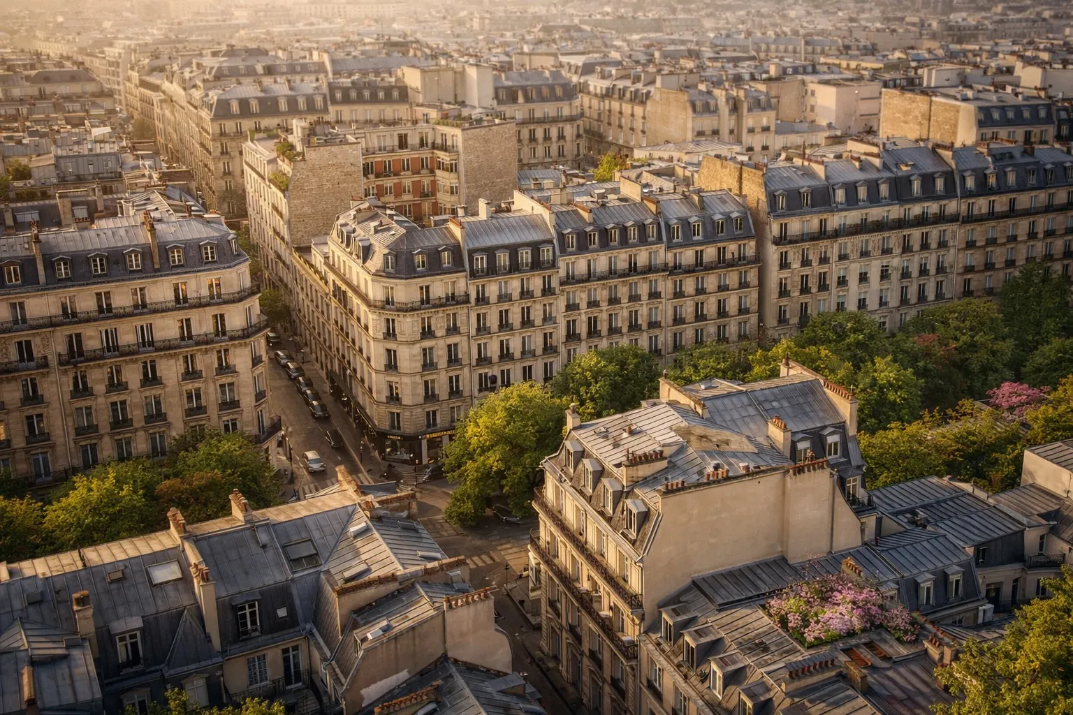 Parisian rooftops